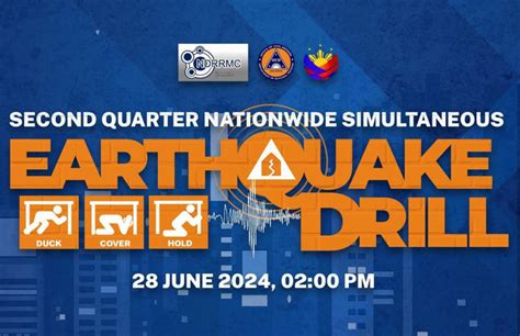 Nationwide Simultaneous Earthquake Drill to be held June 28 .